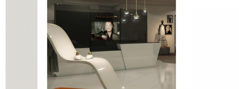 Propuesta de showroom para el diseñador Ángel Sánchez en Nueva York