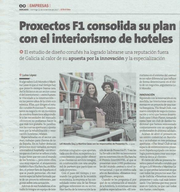 La Voz de Galicia 10 [ EMPRESAS ] MERCADOS DOMINGO 12 DE NOVIEMBRE DEL 2017