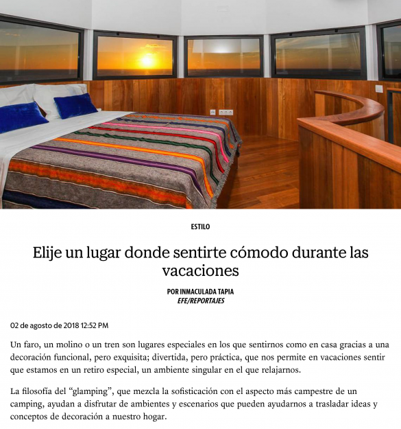 Ecos en prensa internacional | PF1 Interiorismo 