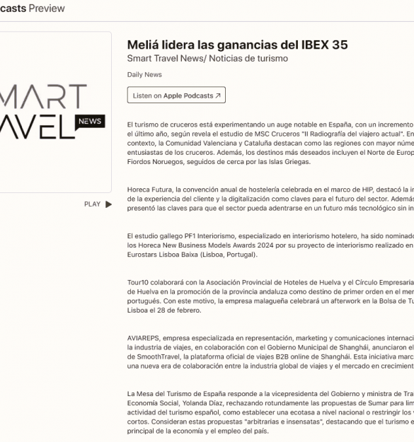 Podcast | finalista en los Horeca New Business Models Awards 2024 Podcast | finalista en los Horeca New Business Models Awards 2024