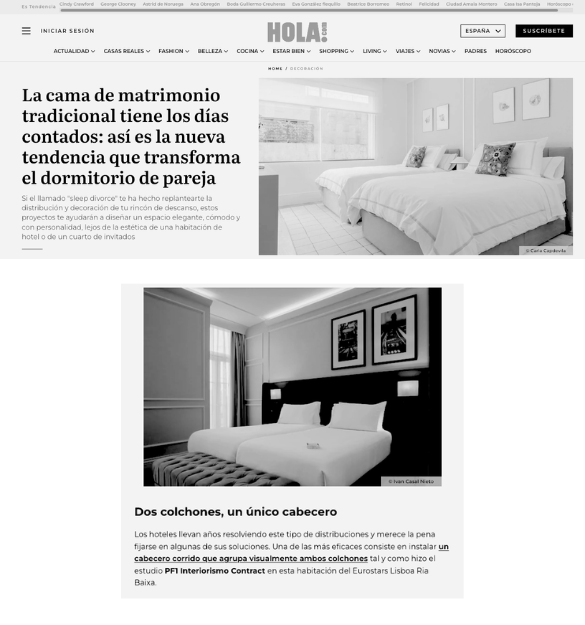 HOLA.COM | nueva tendencia que transforma el dormitorio de pareja HOLA.COM | nueva tendencia que transforma el dormitorio de pareja