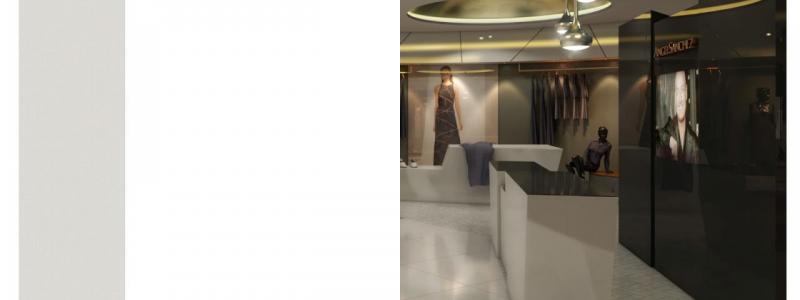 Propuesta de showroom para el diseñador Ángel Sánchez en Nueva York